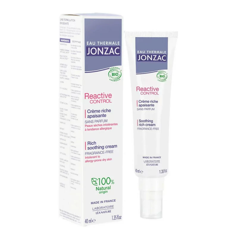 Jonzac Reactive Control Crème Riche 40ml 6 Univers Pharmacie