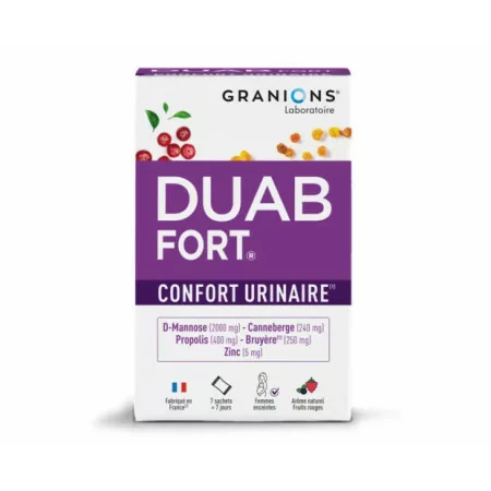 Granions Duab Fort Confort Urinaire 7 sachets - Univers Pharmacie