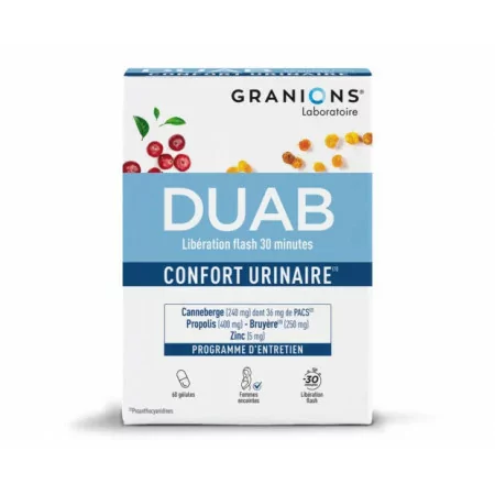 Duab Confort Urinaire 60 gélules - Univers Pharmacie