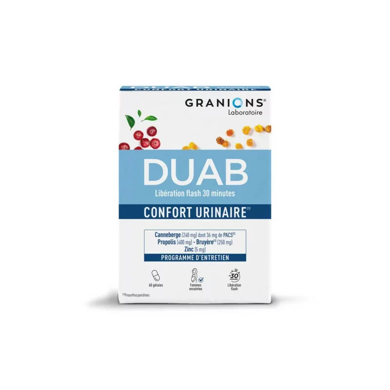 Duab Confort Urinaire 60 gélules - Univers Pharmacie
