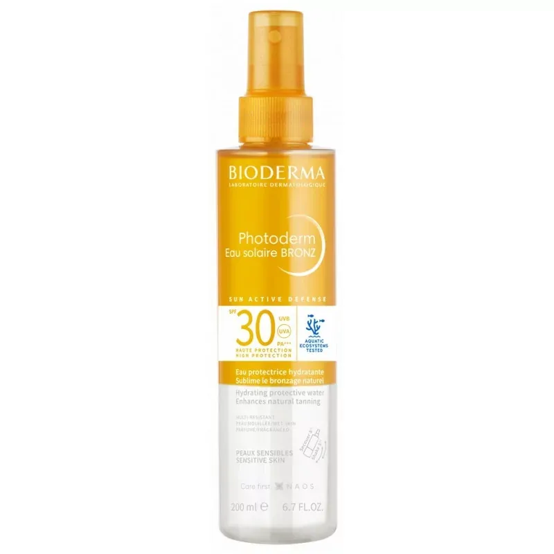 Bioderma Photoderm Eau Solaire BRONZ SPF30 200ml - Univers Pharmacie