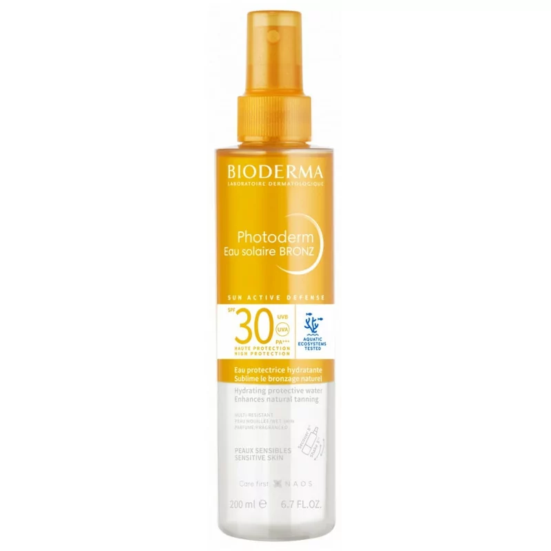 Bioderma Photoderm Eau Solaire BRONZ SPF30 200ml - Univers Pharmacie