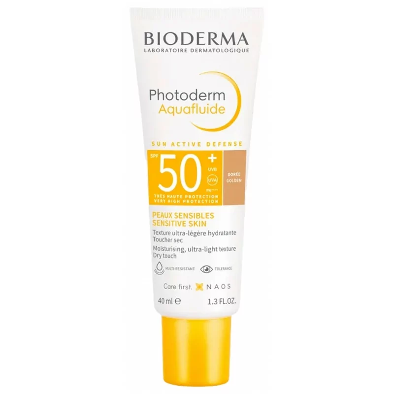 Bioderma Photoderm Aquafluide SPF50+ Teinte Dorée 40ml - Univers Pharmacie