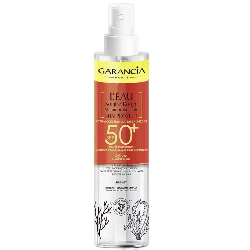 Garancia [L'Eau Solaire Rouge] SPF50+ 150ml - Univers Pharmacie