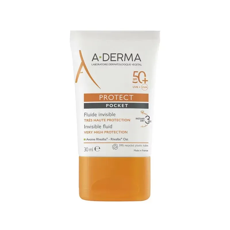 A-Derma Protect Pocket Fluide Invisible SPF50+ 30ml - Univers Pharmacie