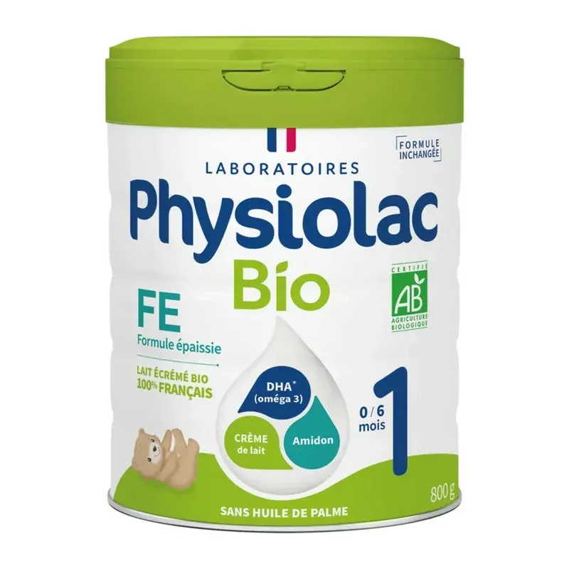 Physiolac Bio Lait 1er Age Formule Epaissie 800g