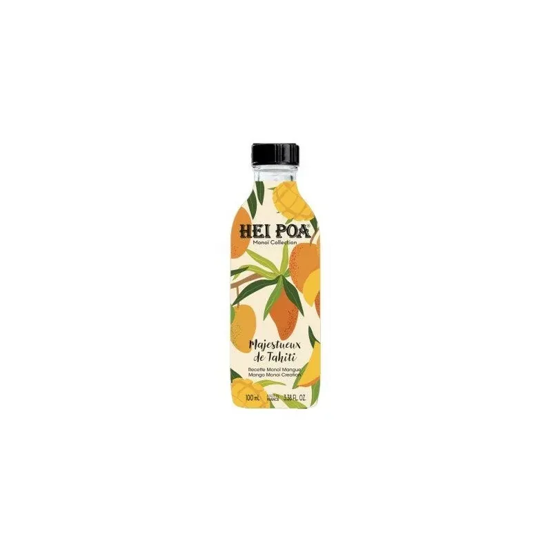 Hei Poa Monoï Collection Majestueux de Tahiti Recette Monoï Mangue 100ml - Univers Pharmacie