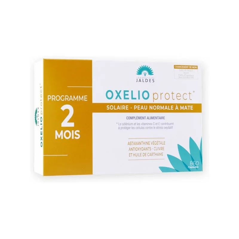 Oxelio Protect Solaire Peau Normale à Mate 60 capsules - Univers Pharmacie
