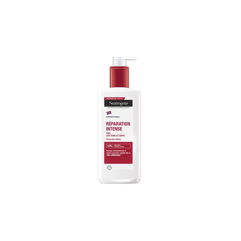 Neutrogena Réparation Intense Cica Lait Corps Peaux Très Sèches 400ml - Univers Pharmacie