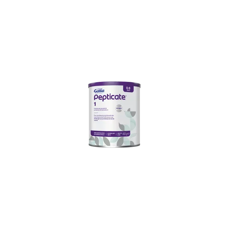 Gallia Pepticate Syneo 0-6 mois 450g - Univers Pharmacie