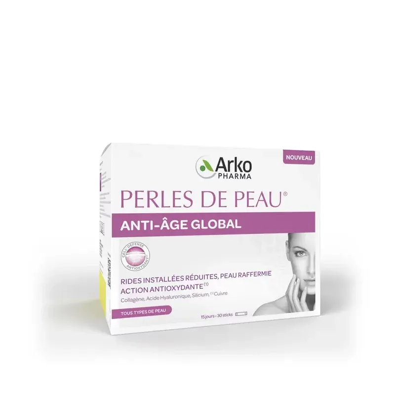 Arkopharma Perles de Peau Anti-âge Global 30 sticks