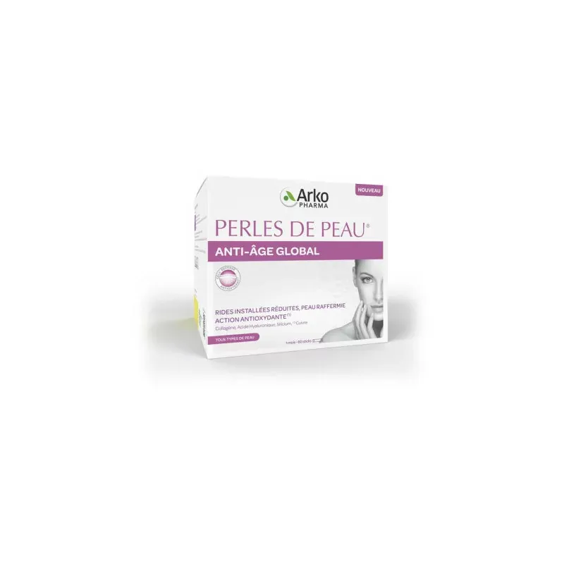 Arkopharma Perles de Peau Anti-âge Global 60 sticks - Univers Pharmacie