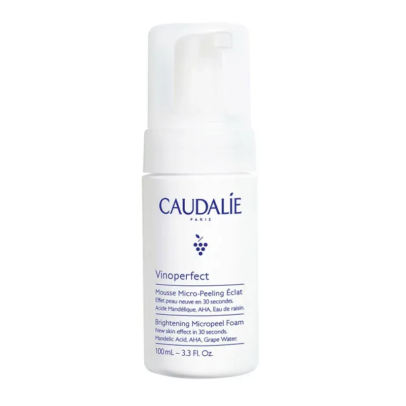Caudalie Vinoperfect Mousse Micro Peeling Eclat 100ml - Univers Pharmacie