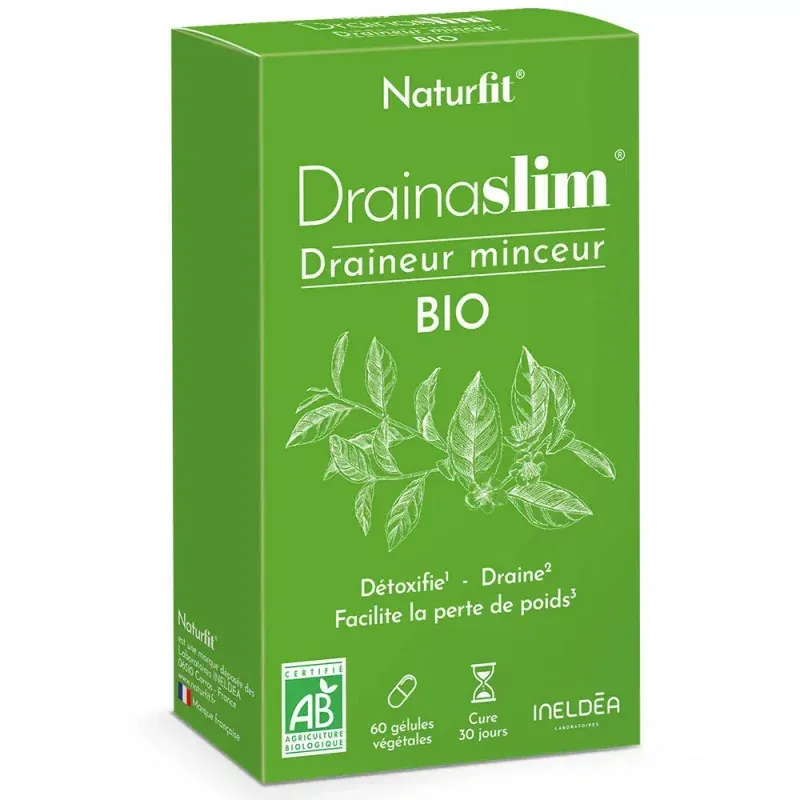 Naturfit Drainaslim Bio 60 gélules végétales