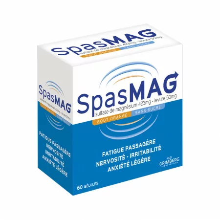 Spasmag 60 gélules - Univers Pharmacie