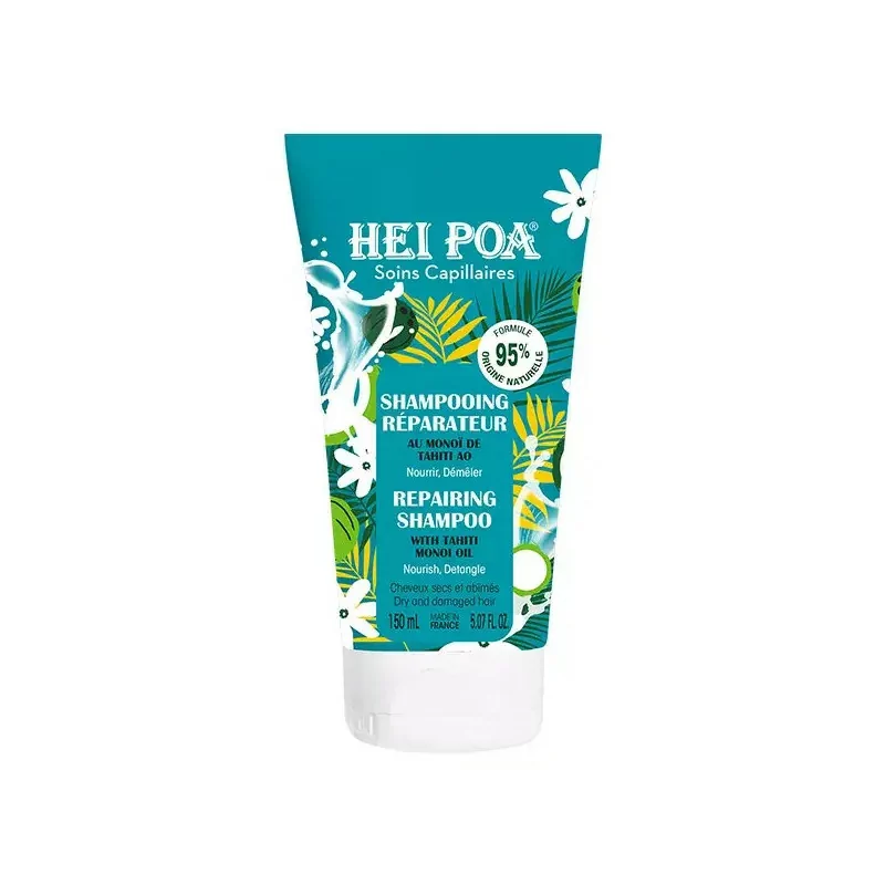 Hei Poa Shampooing  Réparateur Monoï Tahiti AO 150ml - Univers Pharmacie