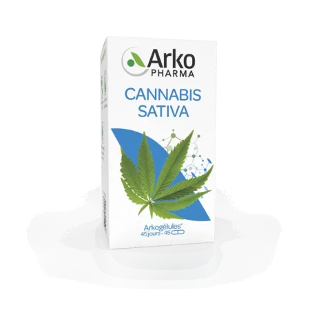 Arkopharma Arkogélules Cannabis Sativa 45 gélules - Univers Pharmacie