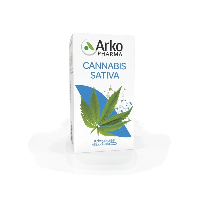 Arkopharma Arkogélules Cannabis Sativa 45 gélules - Univers Pharmacie