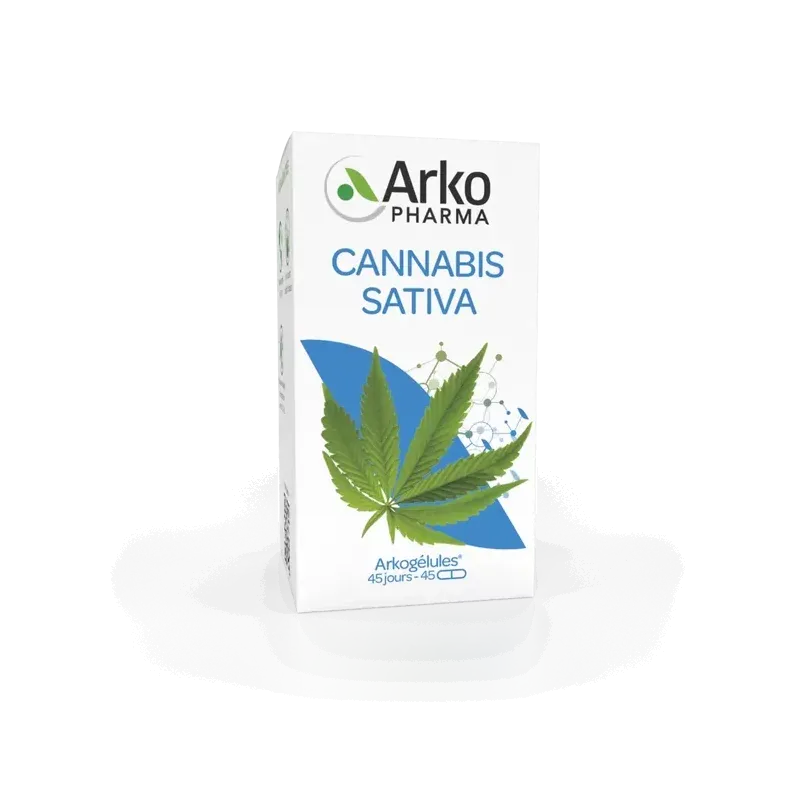 Arkopharma Arkogélules Cannabis Sativa 45 gélules - Univers Pharmacie