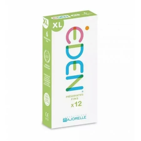 Eden Préservatifs Fins XL X12 - Univers Pharmacie