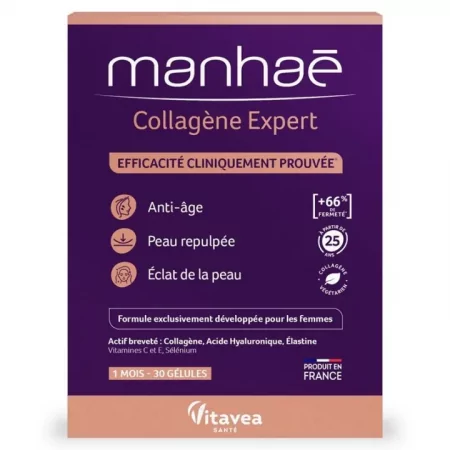 Manhaé Collagène Expert 30 gélules - Univers Pharmacie