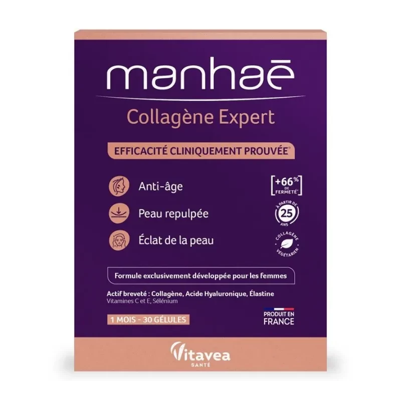 Manhaé Collagène Expert 30 gélules - Univers Pharmacie