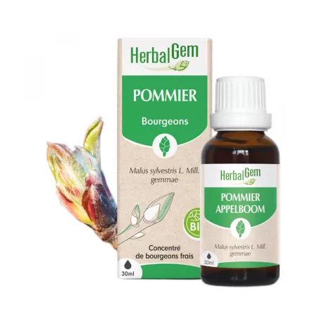 HerbalGem Pommier Bourgeons Bio 30ml - Univers Pharmacie
