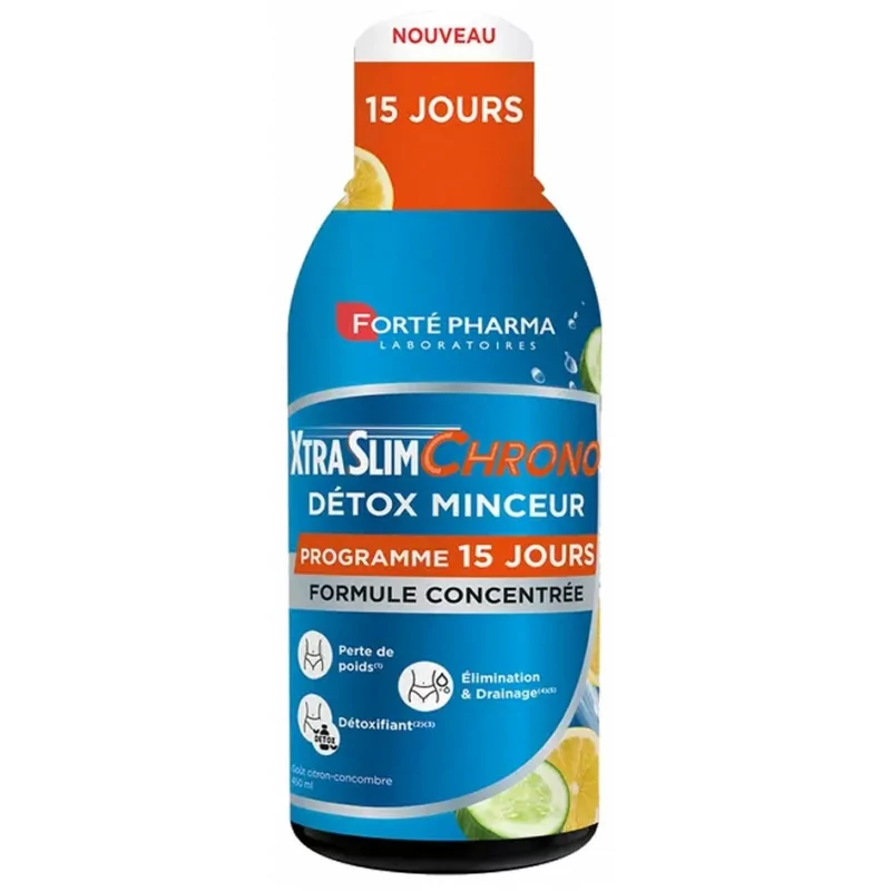 Forté Pharma XtraSlim Chrono Détox Minceur 450ml - Univers Pharmacie