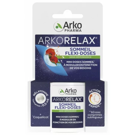 Arkopharma Arkorelax Sommeil Flexi-doses 60 mini comprimés - Univers Pharmacie