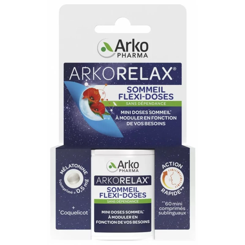 Arkopharma Arkorelax Sommeil Flexi-doses 60 mini comprimés - Univers Pharmacie