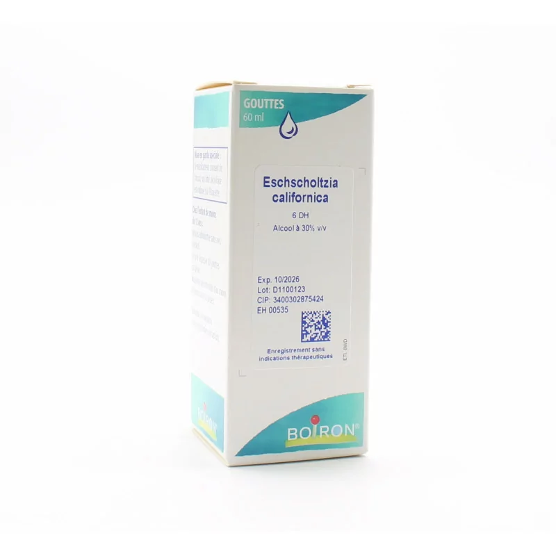 Boiron Eschscholtzia Californica 6dh 60ml - Univers Pharmacie