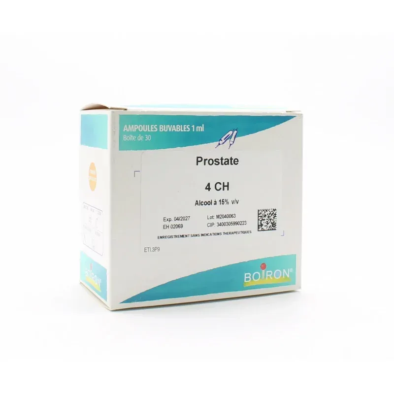 Boiron Prostate 4ch 30 ampoules - Univers Pharmacie
