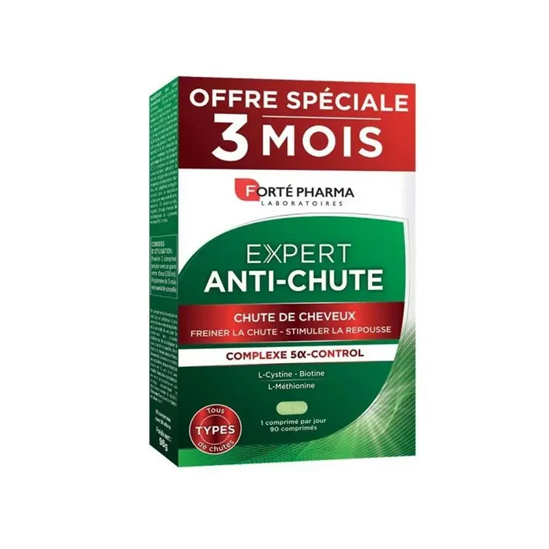 Forté Pharma Expert Anti-Chute 90 comprimés - Univers Pharmacie Forté Pharma Expert Anti-Chute 90 comprimés - Univers Pharmacie