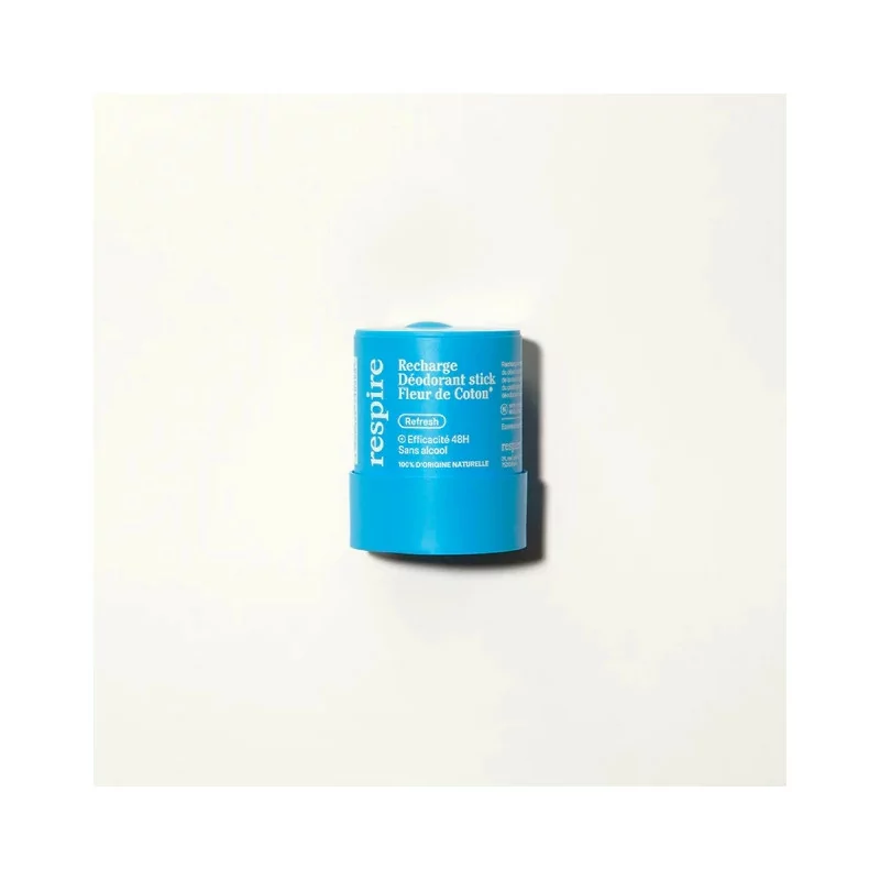 Respire Recharge Déodorant Stick Fleur de Coton 50g - Univers Pharmacie