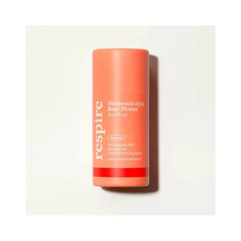 Respire Déodorant Stick Rose Pivoine 50g - Univers Pharmacie Respire Déodorant Stick Rose Pivoine 50g - Univers Pharmacie