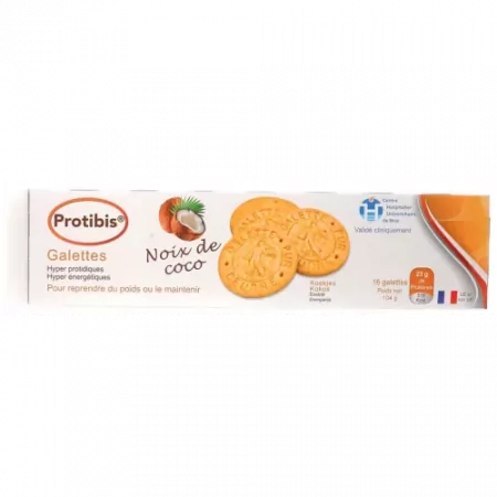 Protibis Galettes HP HC Noix de Coco X16 - Univers Pharmacie