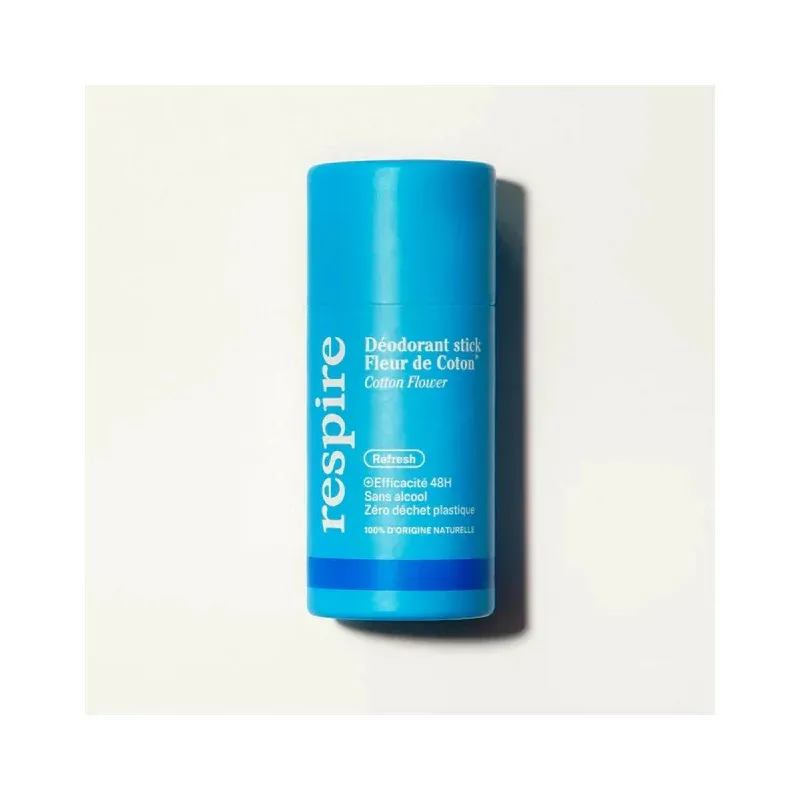Respire Déodorant Stick Fleur de Coton 50g - Univers Pharmacie