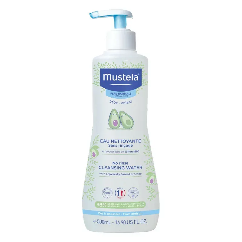 Mustela Eau Nettoyante Sans Rinçage 500ml
