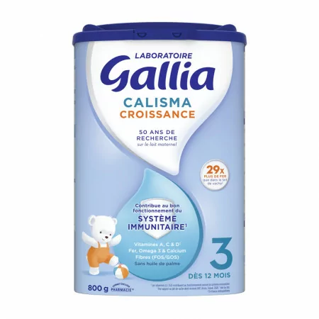 Gallia Calisma Croissance 3 800g - Univers Pharmacie