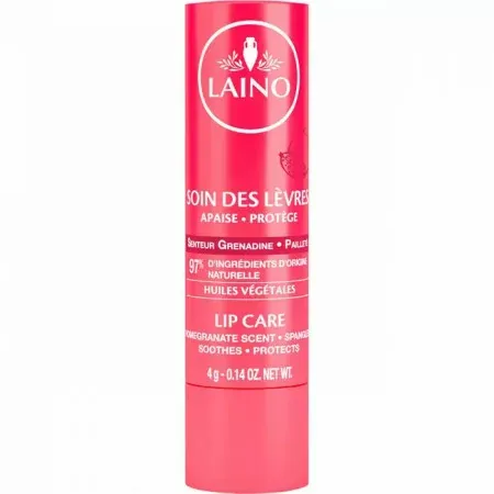 Laino Soin des Lèvres Senteur Grenadine Pailleté 4g - Univers Pharmacie