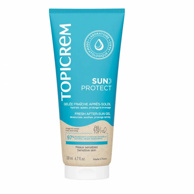 Topicrem Sun Protect Gelée Fraîche Après-soleil 200ml - Univers Pharmacie