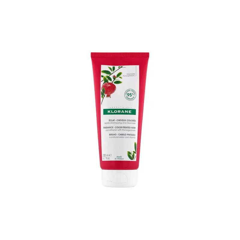 Klorane Eclat Cheveux Colorés Après-shampooing Grenade 200ml - Univers Pharmacie