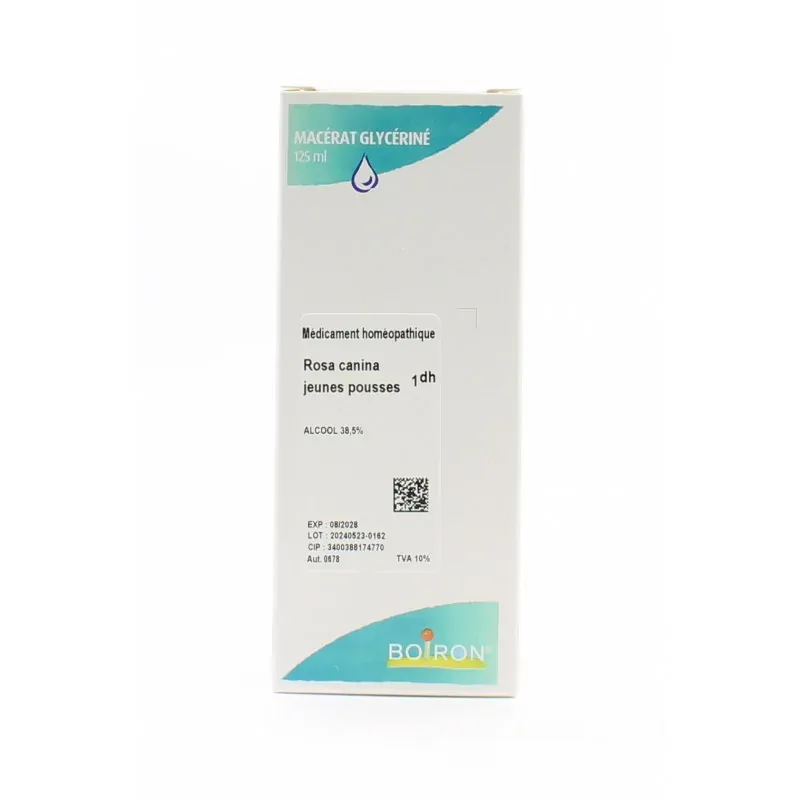 Boiron Macérat Glycériné Rosa Canina Jeunes Pousses 1DH 125ml - Univers Pharmacie