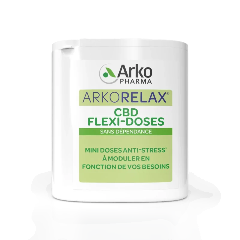 Arkopharma Arkorelax CBD Flexi-doses 60 comprimés - Univers Pharmacie