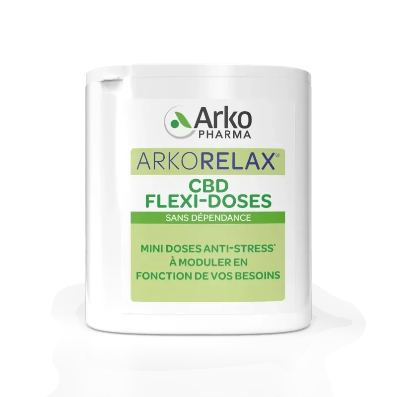 Arkopharma Arkorelax CBD Flexi-doses 60 comprimés - Univers Pharmacie
