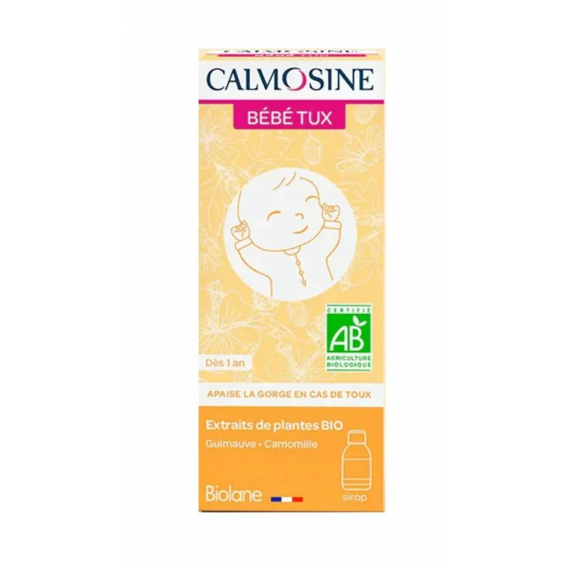 Calmosine Bébé Tux Sirop 100ml - Univers Pharmacie