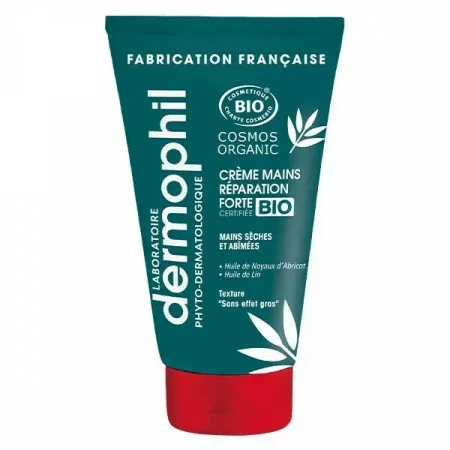 Dermophil Crème Mains Réparation Forte Bio 75ml - Univers Pharmacie