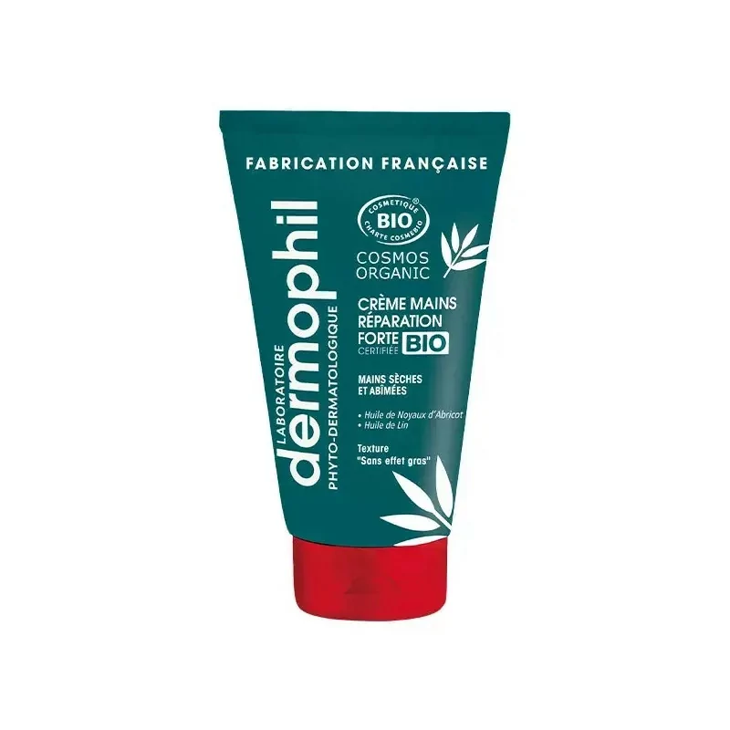 Dermophil Crème Mains Réparation Forte Bio 75ml - Univers Pharmacie