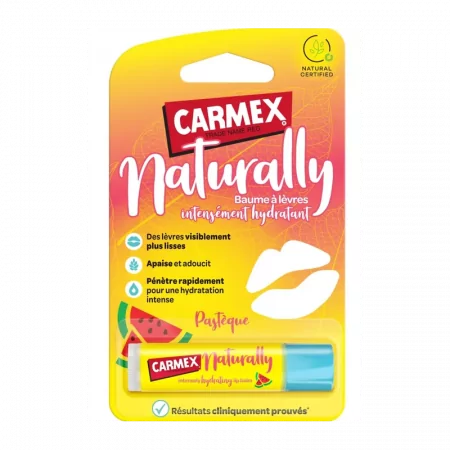 Carmex Naturally Baume à Lèvres Pastèque 4,25g - Univers Pharmacie
