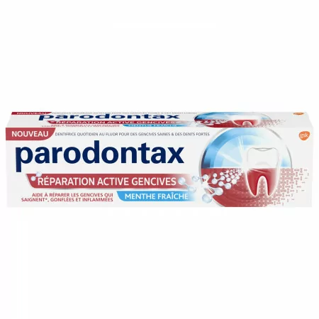 Parodontax Réparation Active Gencives Menthe Fraîche 75ml - Univers Pharmacie